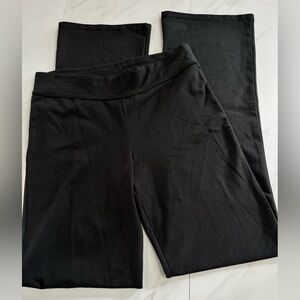 Fishers Finery Boot Leg Bamboo Blend Yoga Pant with back pockets size medium